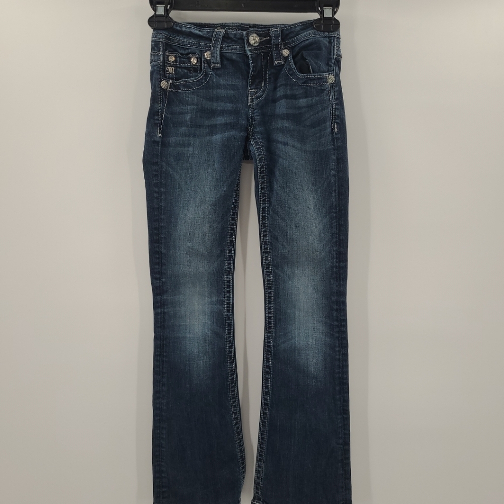 Miss Me Girls Bling Bootcut Jeans Size 10